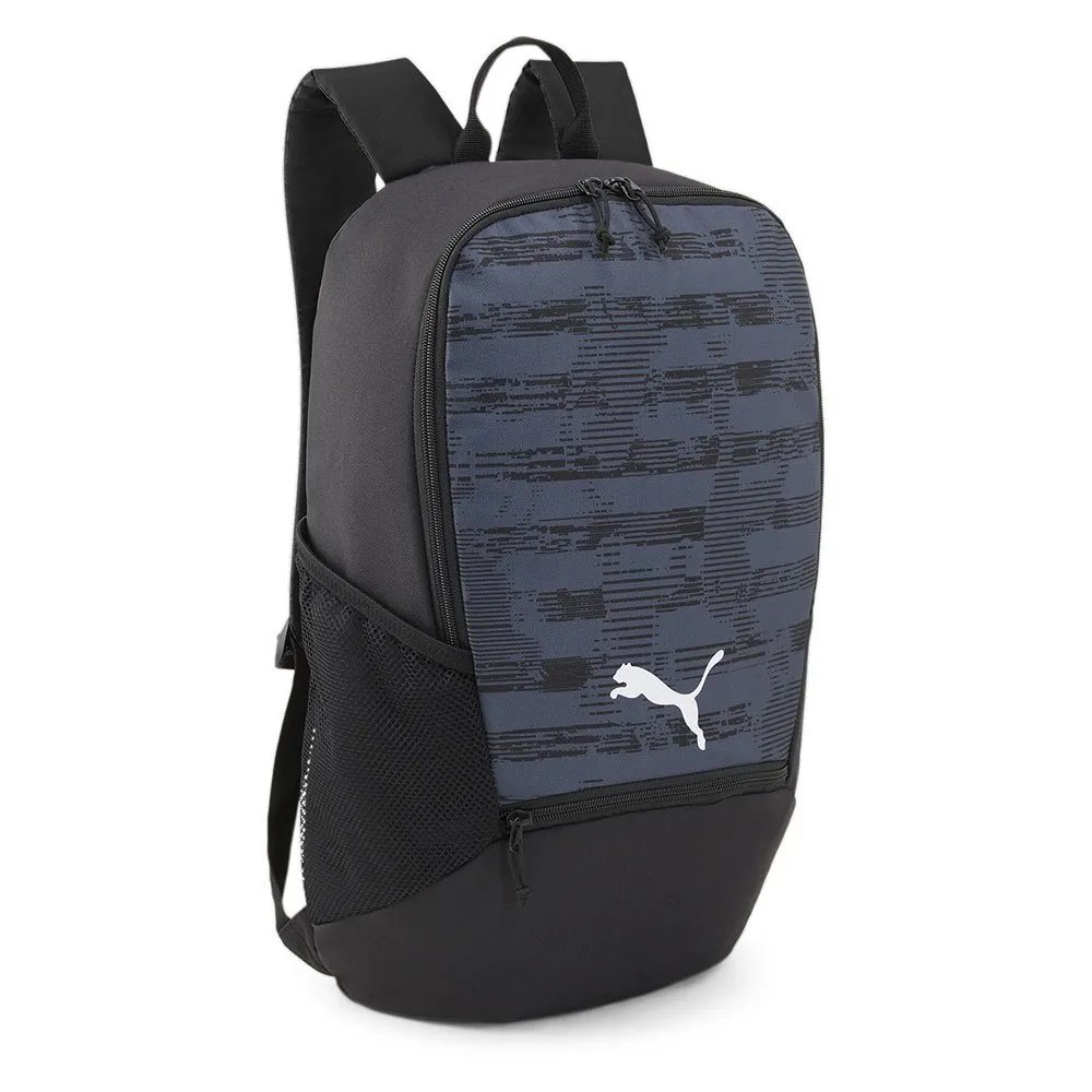 Mochila de fútbol PUMA Negro-Asfalto: estilo y funcionalidad