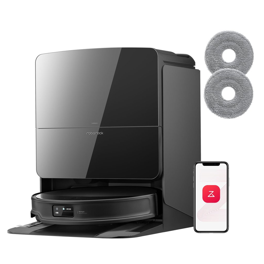 Robot aspirador Roborock Saros 10R con potente succión de 22000 Pa y mopa