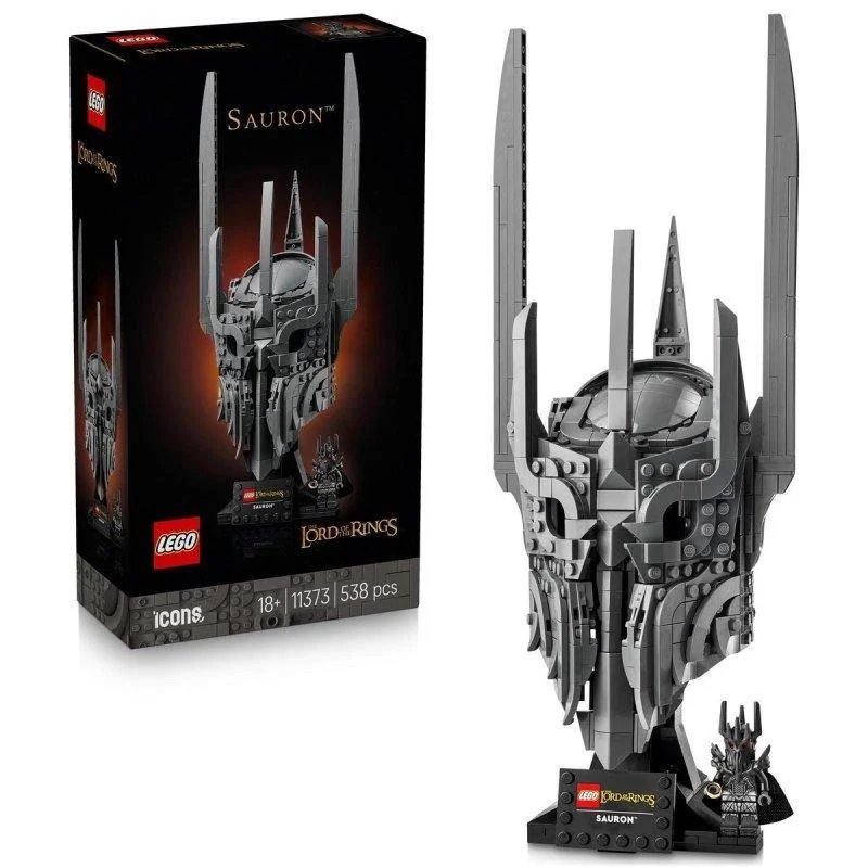 LEGO Icons El Señor de los Anillos – Casco de Sauron, 538 piezas