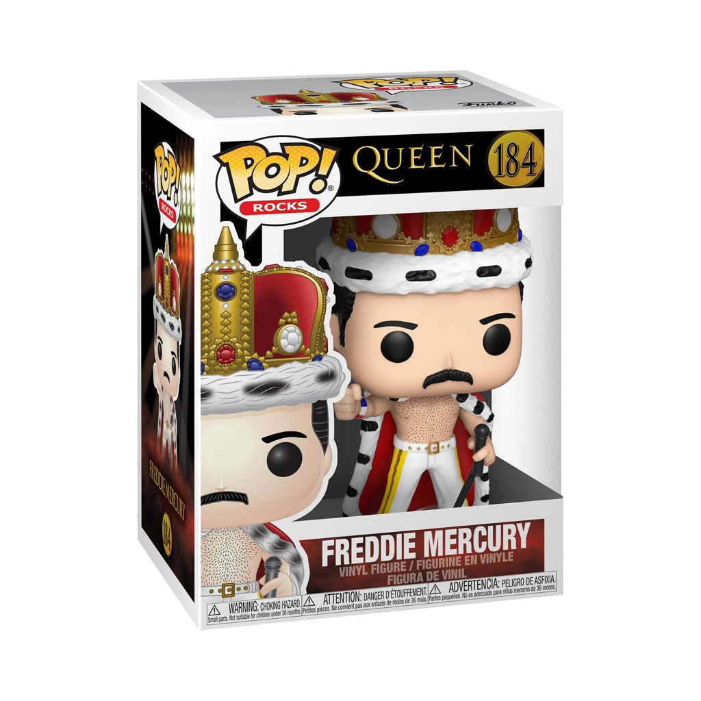 Funko Pop! Queen – Freddie Mercury (King) en versión Rock