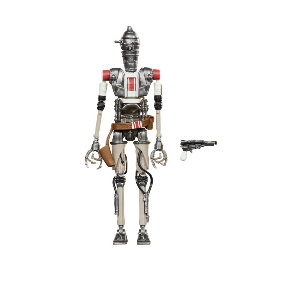 Figura Star Wars Vintage IG-11 Nevarro Marshal (Escala 9,5 cm, The Mandalorian, articulaciones prémium, acceso