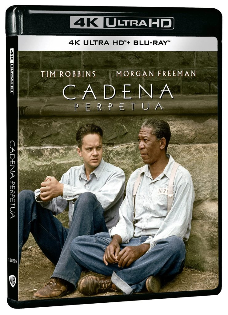 Disfruta 'Cadena Perpetua' en 4K UHD y Blu‑ray