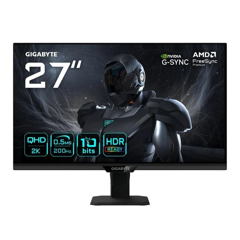Monitor GIGABYTE 27" QHD 200 Hz: juego y color sin límites