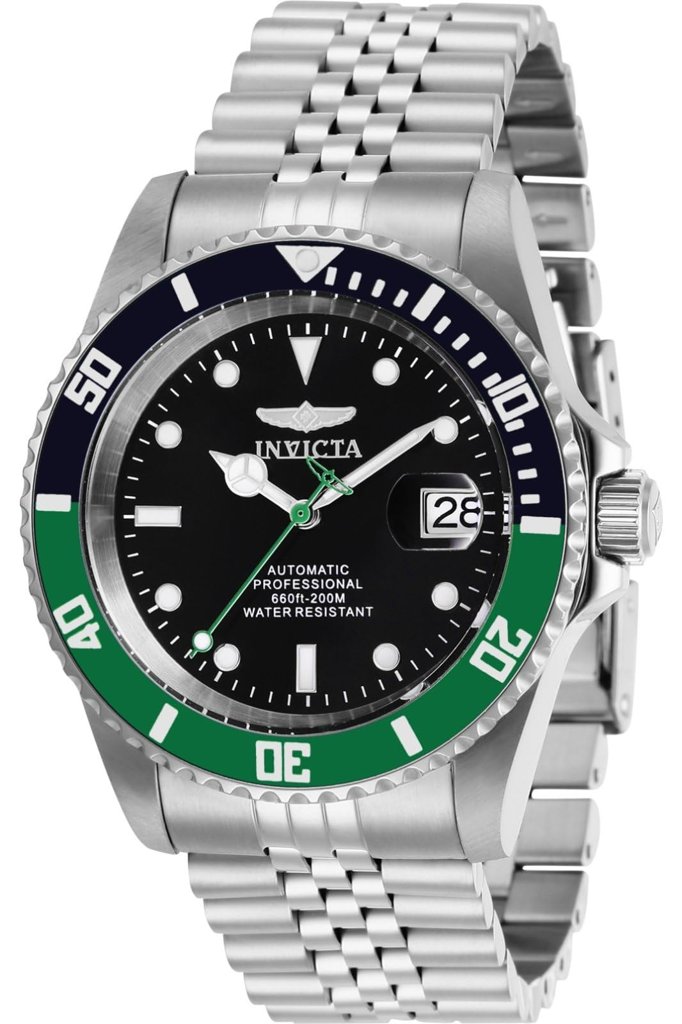 Reloj automático INVICTA Pro Diver de acero inoxidable – estilo y precisión