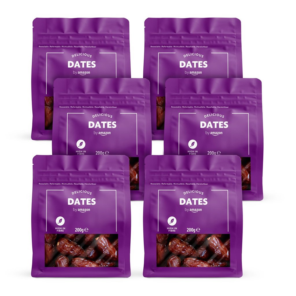 Pack de 6 sobres de dátiles de 200 g con 83 % de descuento