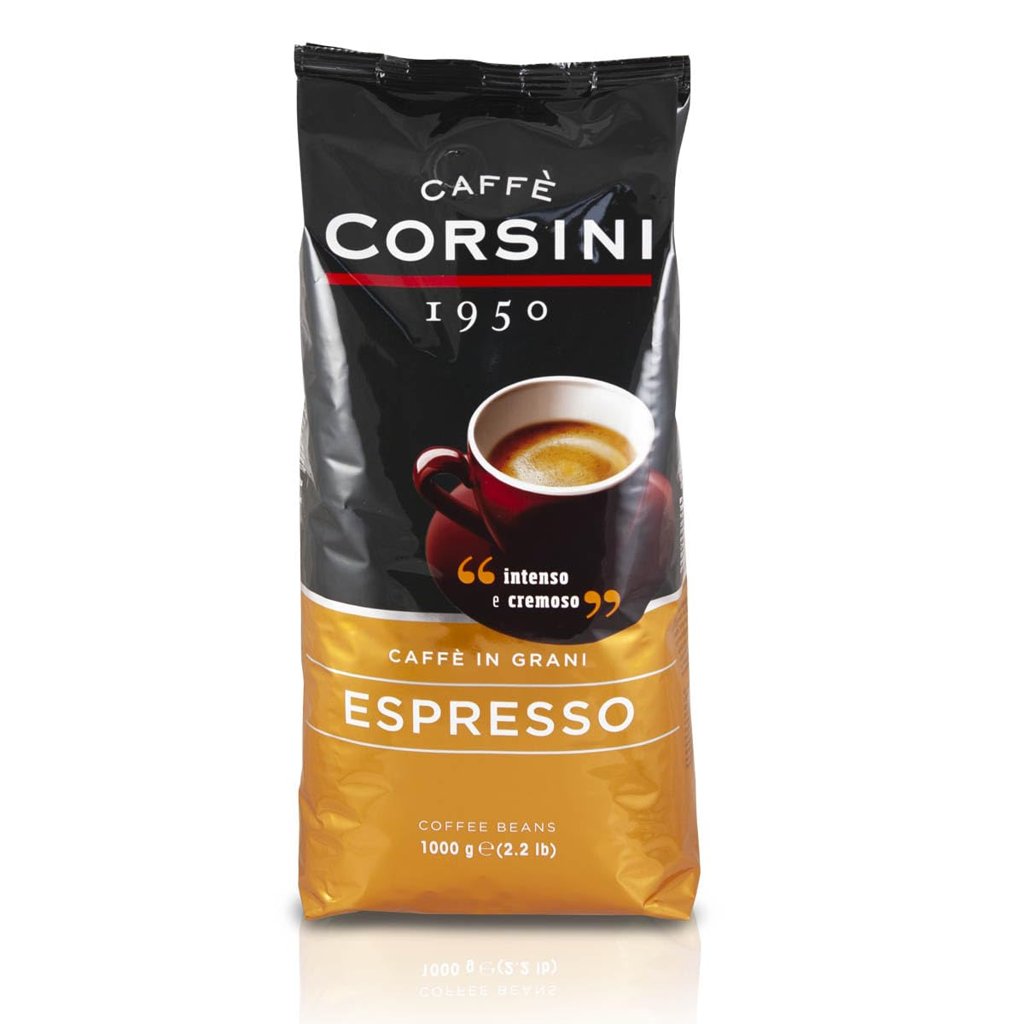 Café Corsini Espresso en grano: intensidad y cremosidad