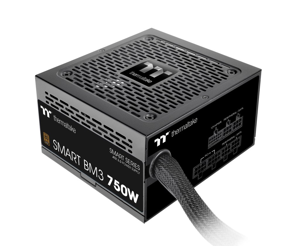 Fuente Thermaltake Smart BM3 750W semi-modular, 80 Plus Bronze