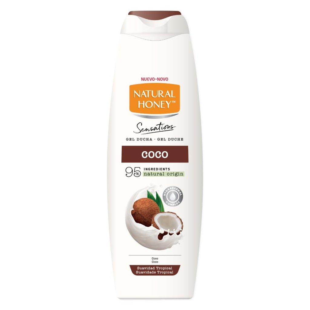 Gel de ducha Natural Honey con coco: hidratación y frescura