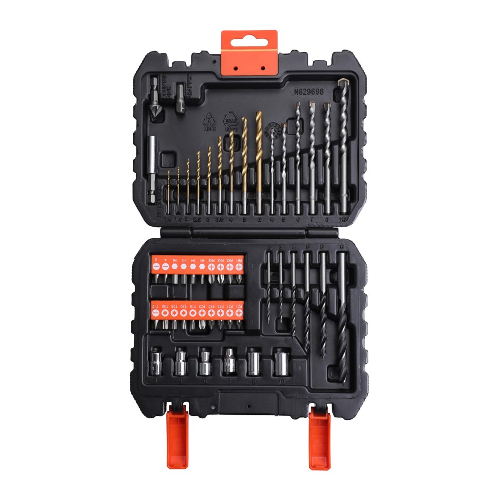 Set completo de 50 brocas y puntas Black & Decker – Todo lo que necesitas
