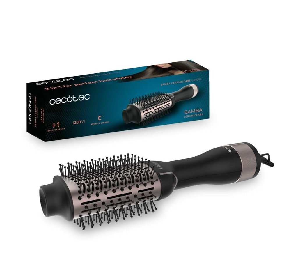 Volumen instantáneo con el cepillo de aire de Cecotec