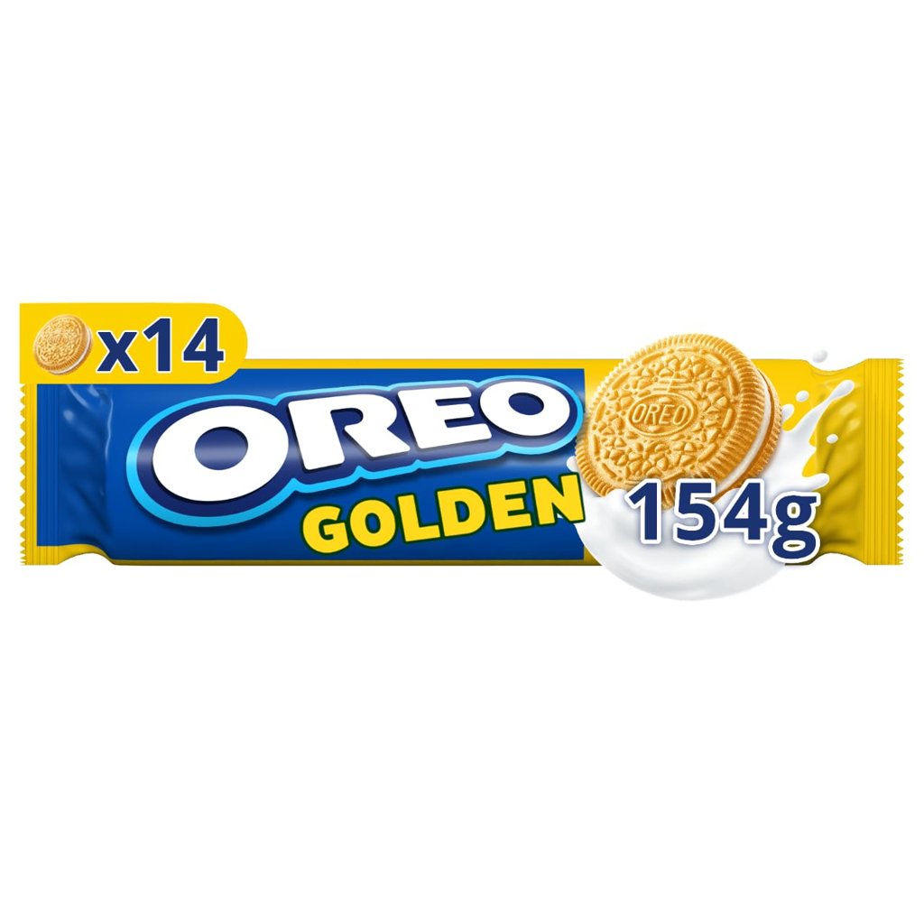 OREO Golden de Vainilla: Pack de 14 galletas irresistibles