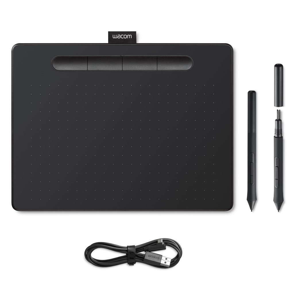 Wacom Intuos M, Tableta de dibujo, incl. Wacom Pen 4K sin batería