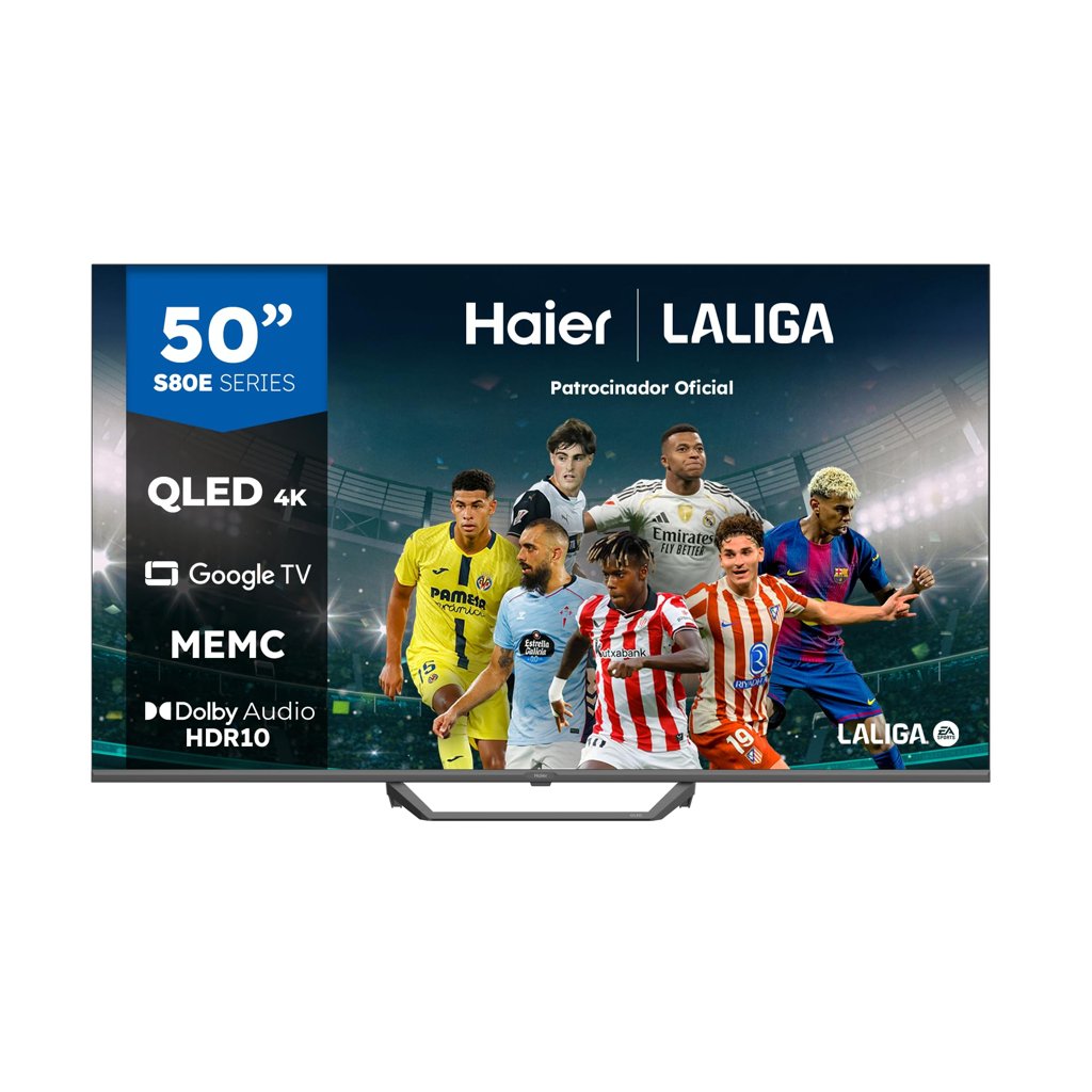 Smart TV 50'' QLED 4K con Google TV y Dolby Audio a precio imbatible