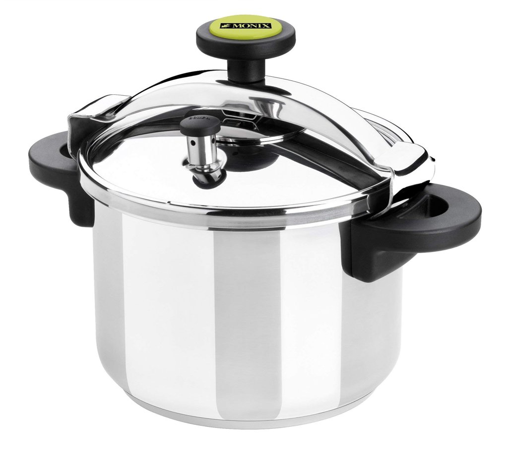 Cocina rápido y sin complicaciones con la olla a presión Monix de 6 L