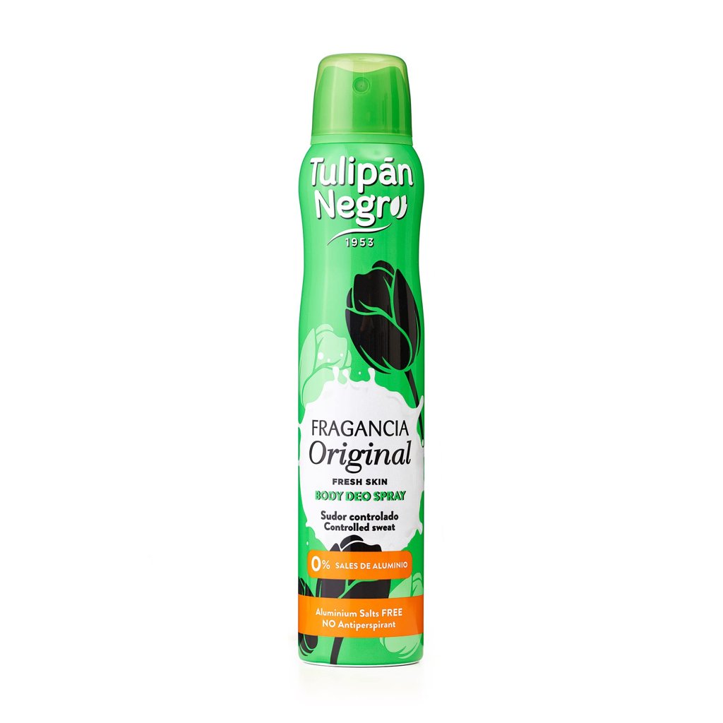 Desodorante spray Tulipán Negro 200 ml sin aluminio