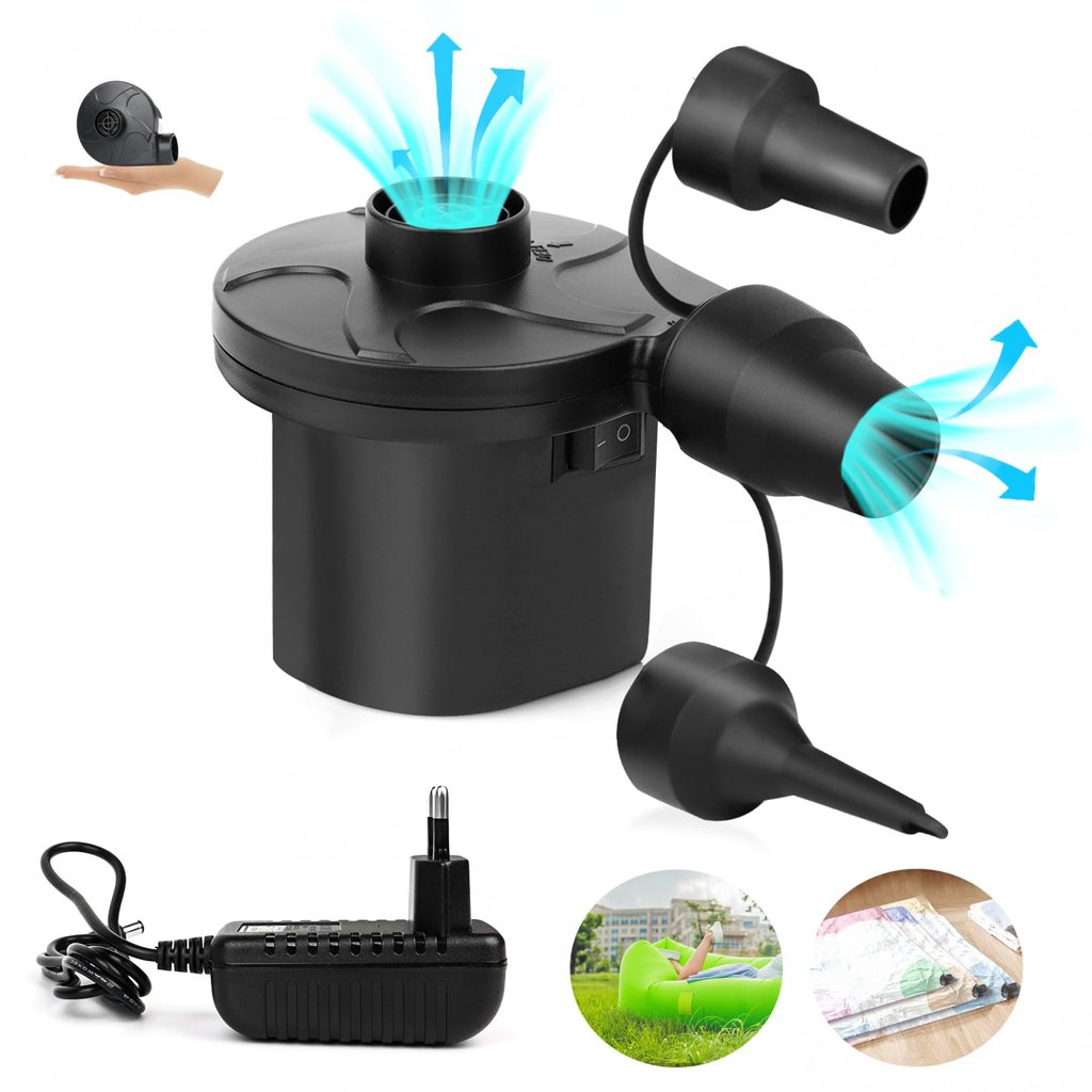 Inflador eléctrico portátil DC Power Touch: inflado rápido y sin cables