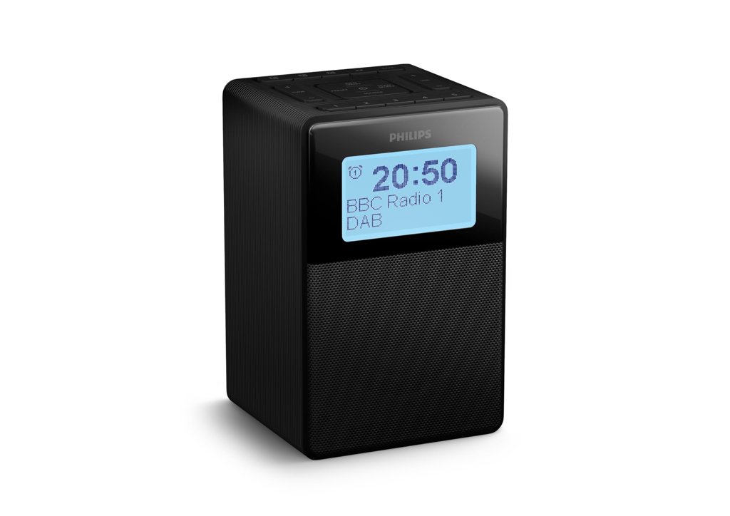 Reloj despertador Philips con Bluetooth y DAB+ – Sonido y resistencia al agua