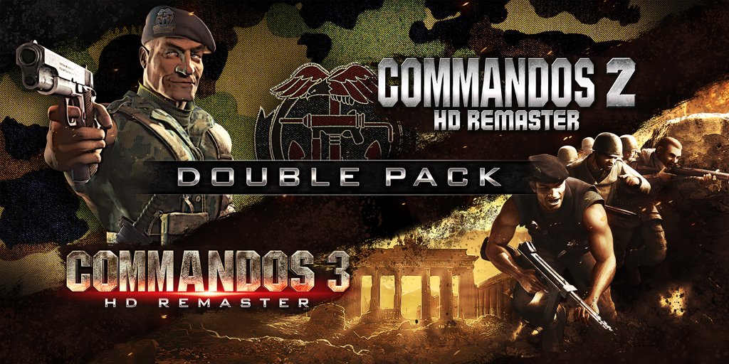 Pack Commandos 2 y 3 Remasterizados: acción sin límites en Switch