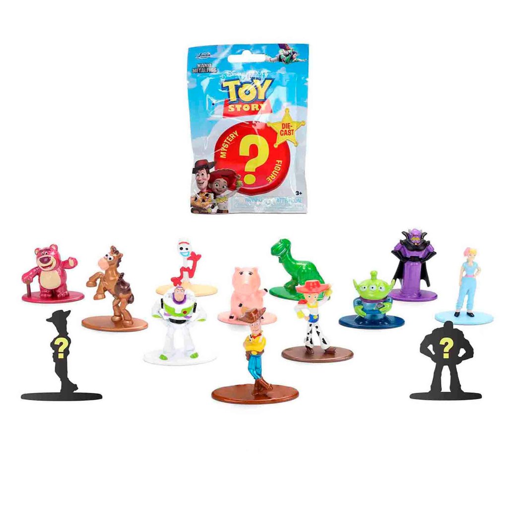 Figura sorpresa Toy Story de metal, 4 cm