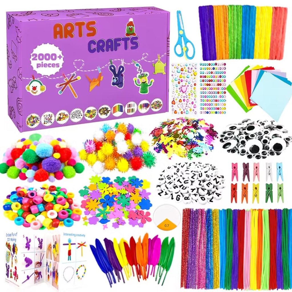 Kit creativo de 2000 piezas para manualidades infantiles