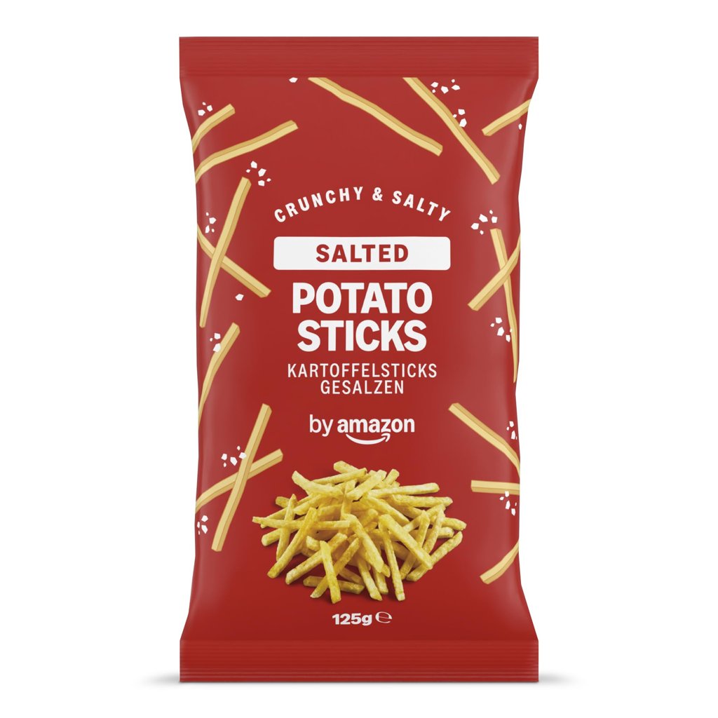 Palitos de patata crujientes con sal a precio de oferta