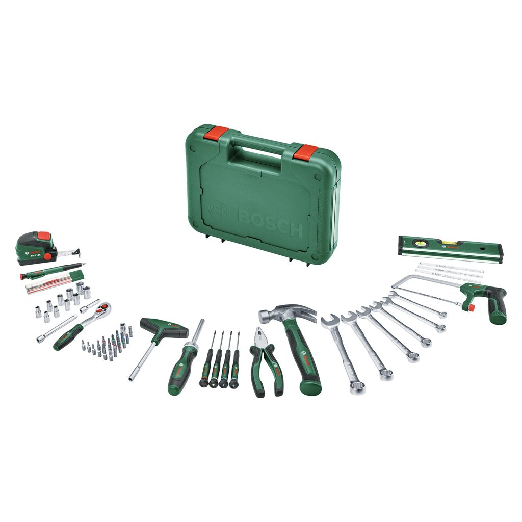 Bosch 64 piezas: kit profesional en maletín