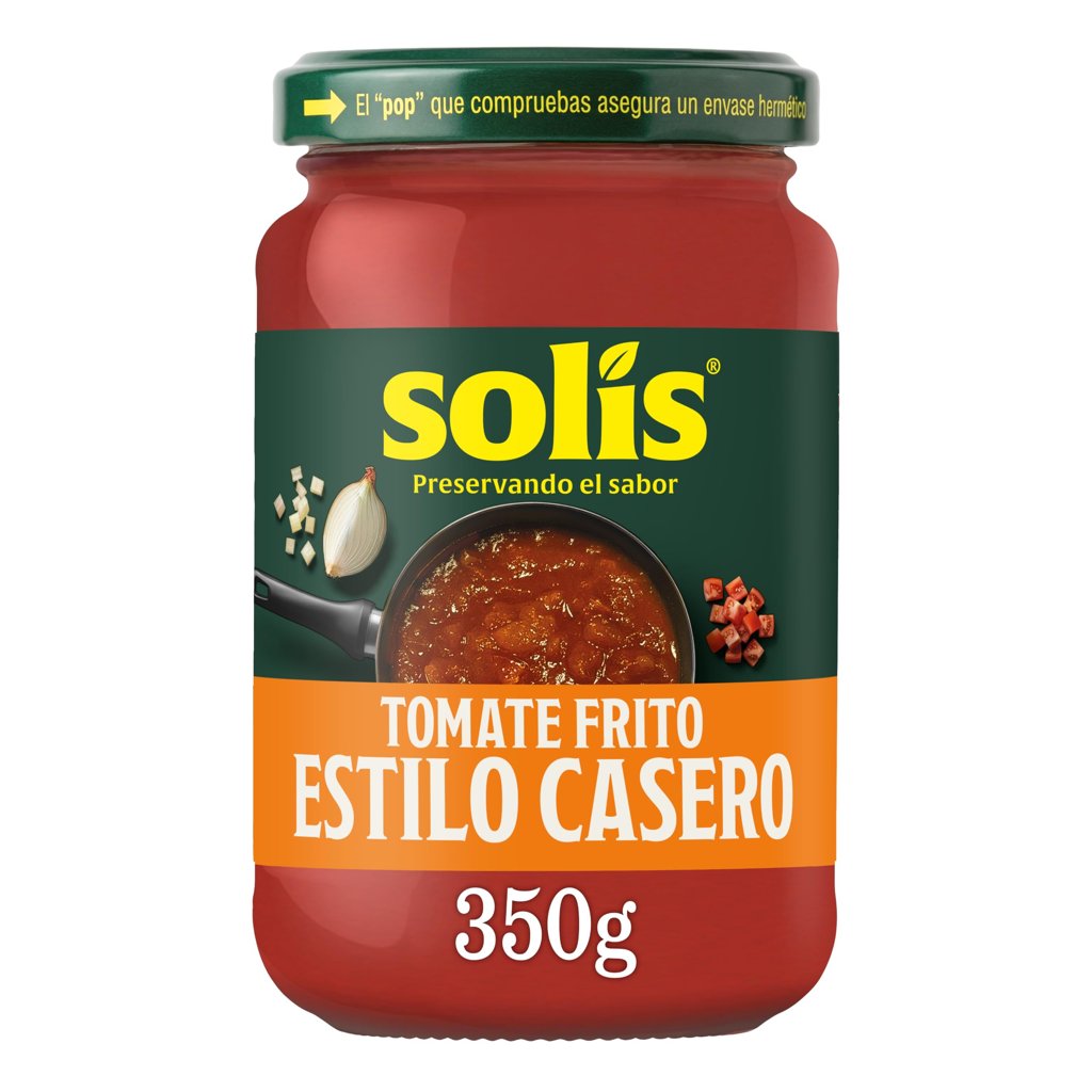 Tomate frito estilo casero X3 Solís: sabor auténtico en cada cucharada