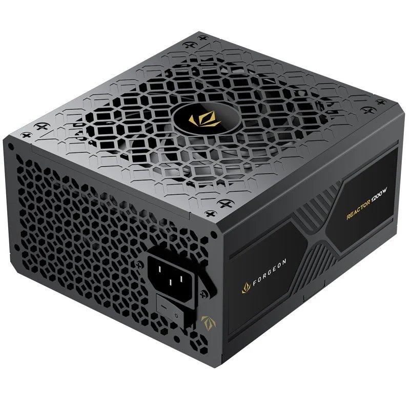 Fuente de Alimentación Forgeon Reactor 1200W Gold, 80% Eficiencia