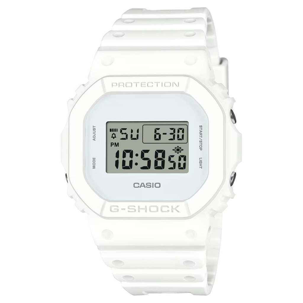 Reloj Casio G‑Shock DW‑5600 blanco: resistencia y estilo