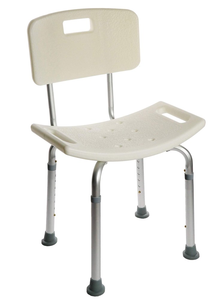 Silla de ducha ortopédica regulable y antideslizante: confort y seguridad