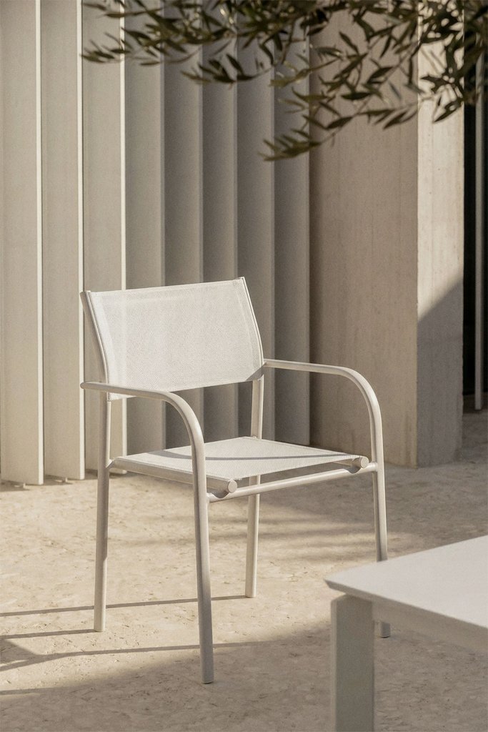 Silla de jardín apilable Olenia: comodidad y estilo al mejor precio