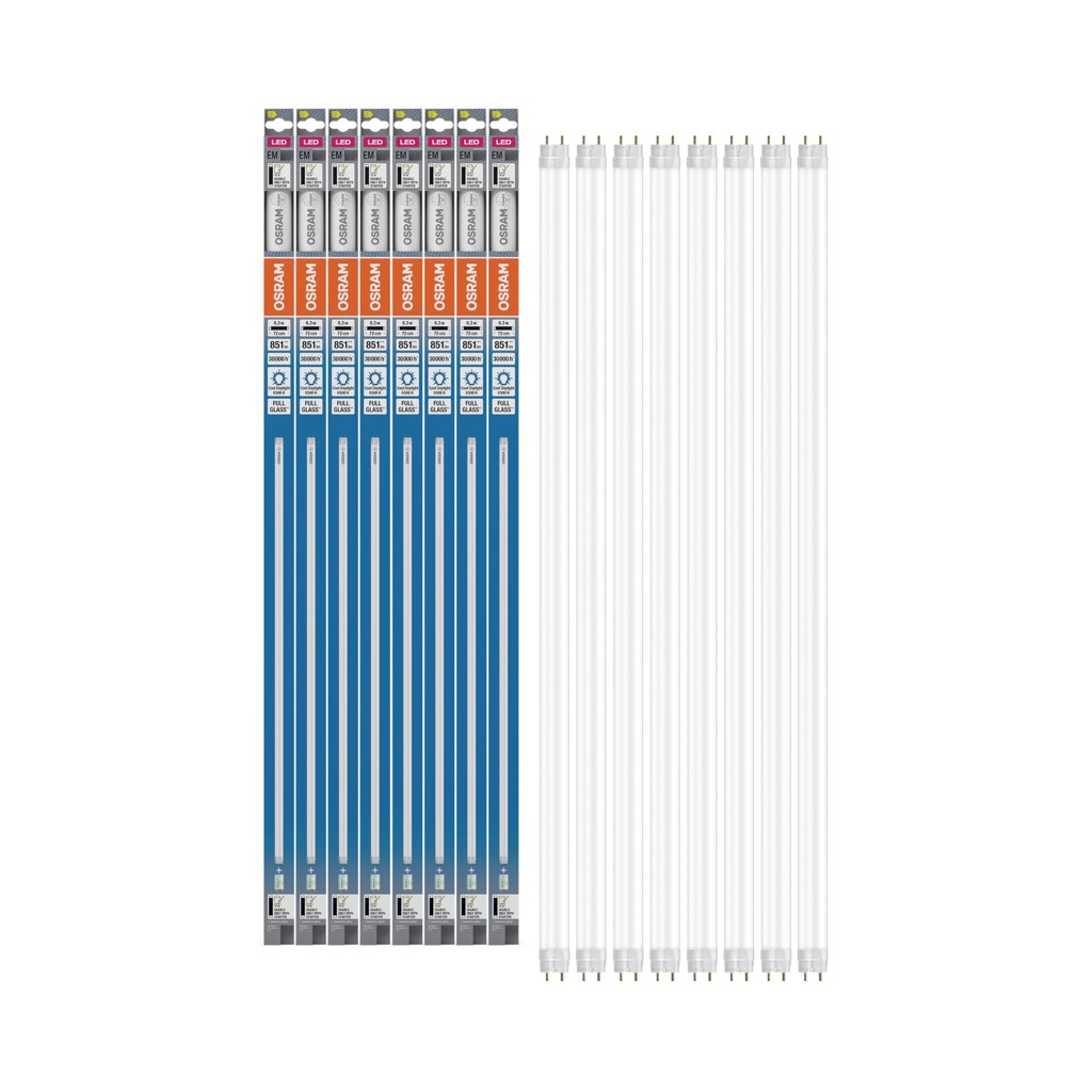 Ahorra hasta un 77% con tubos LED T8 6500K de 8 unidades