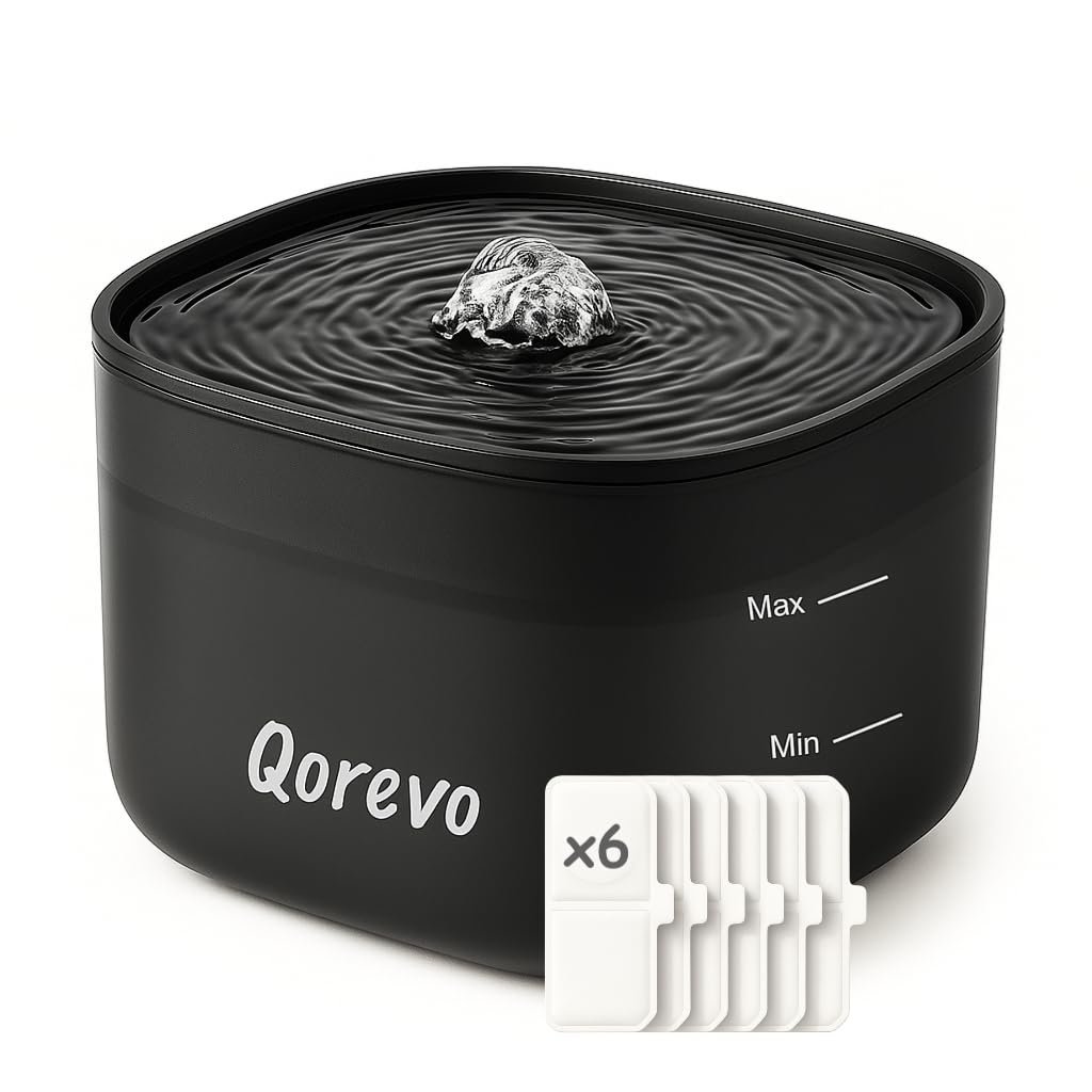 Fuente de agua para mascotas 2,5L con 4 filtros