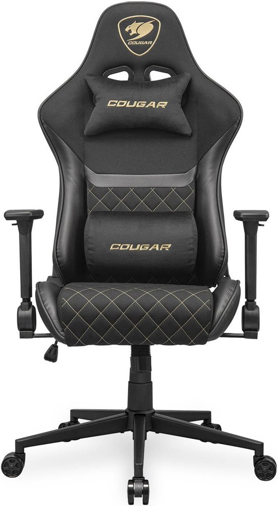 Silla gaming COUGAR Armor One V2 Gold F: ergonomía 4D y estilo dorado