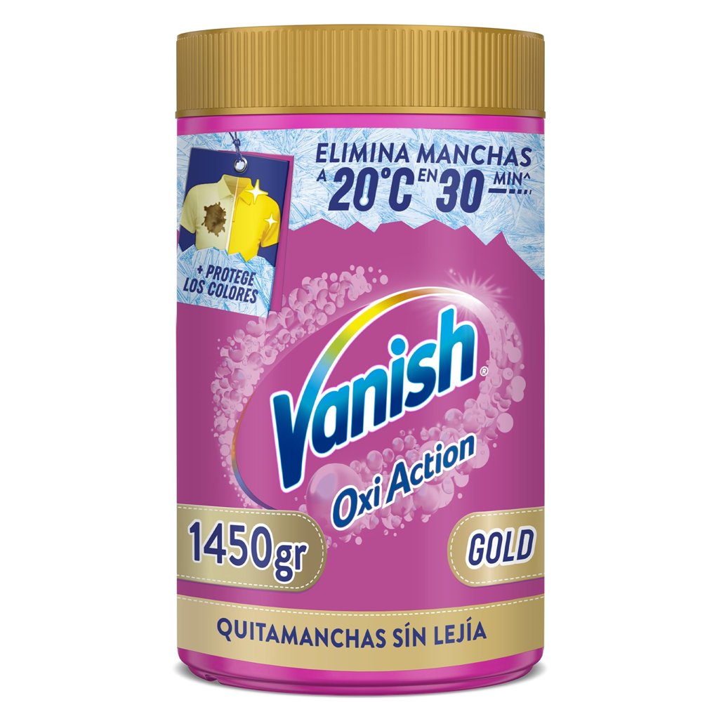 Quitamanchas Vanish Gold en polvo, 1,45 kg al mejor precio