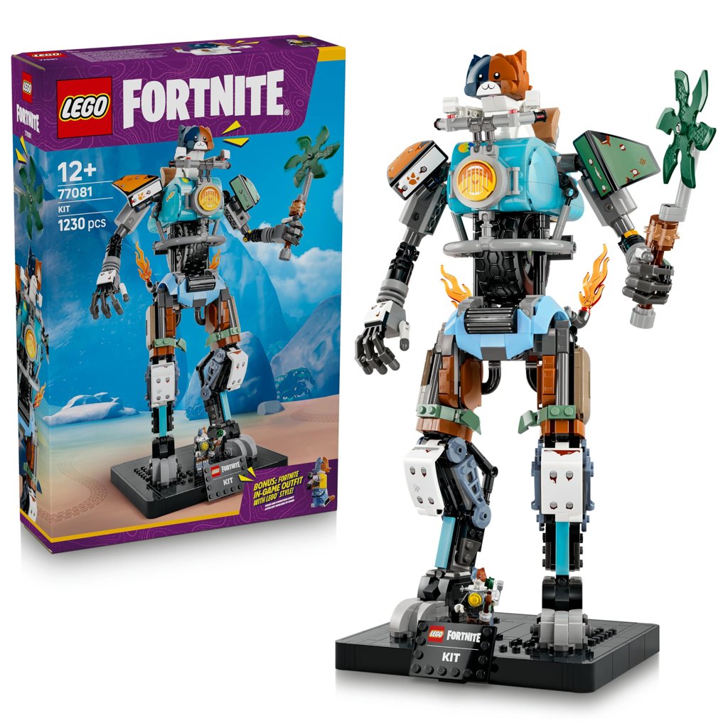 LEGO Fortnite Figura Robótica con Pico y Rueda Giratoria