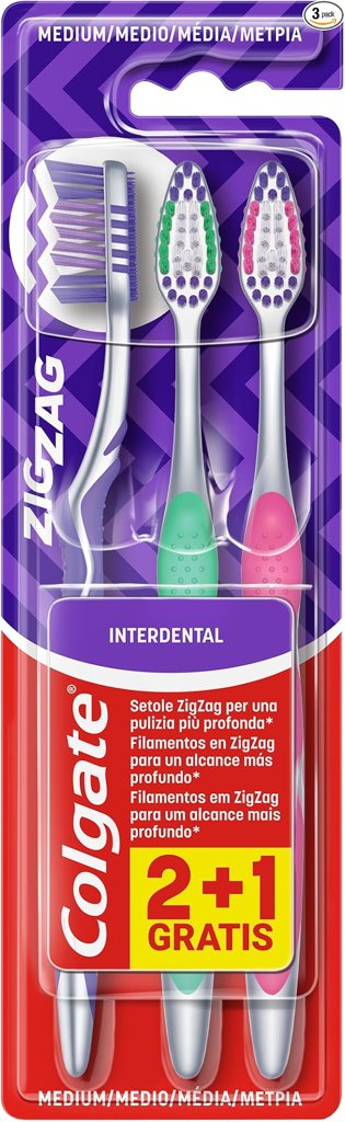 Cepillos de dientes Colgate ZigZag