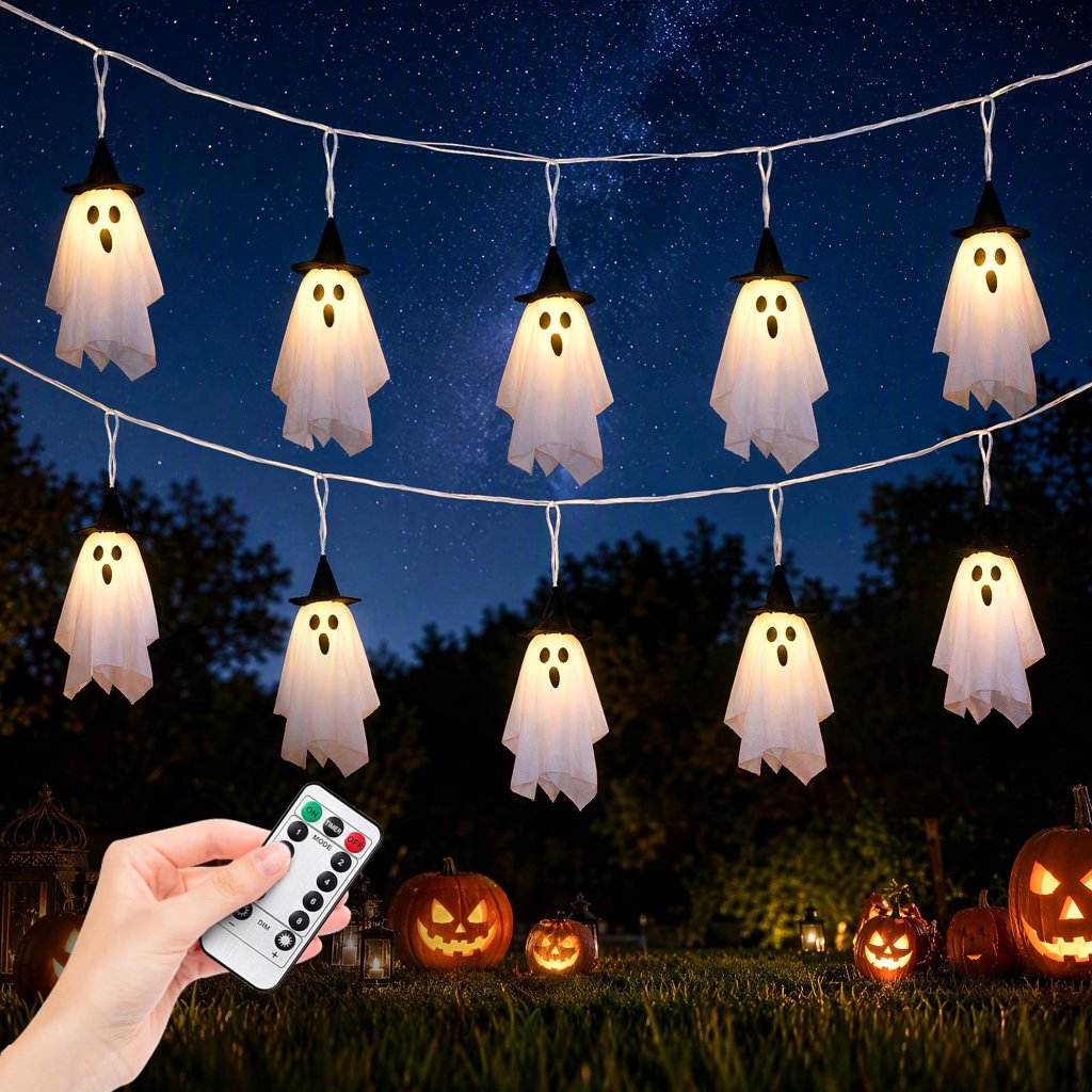 Guirnalda Halloween Deecam: ambienta tu hogar con estilo espeluznante