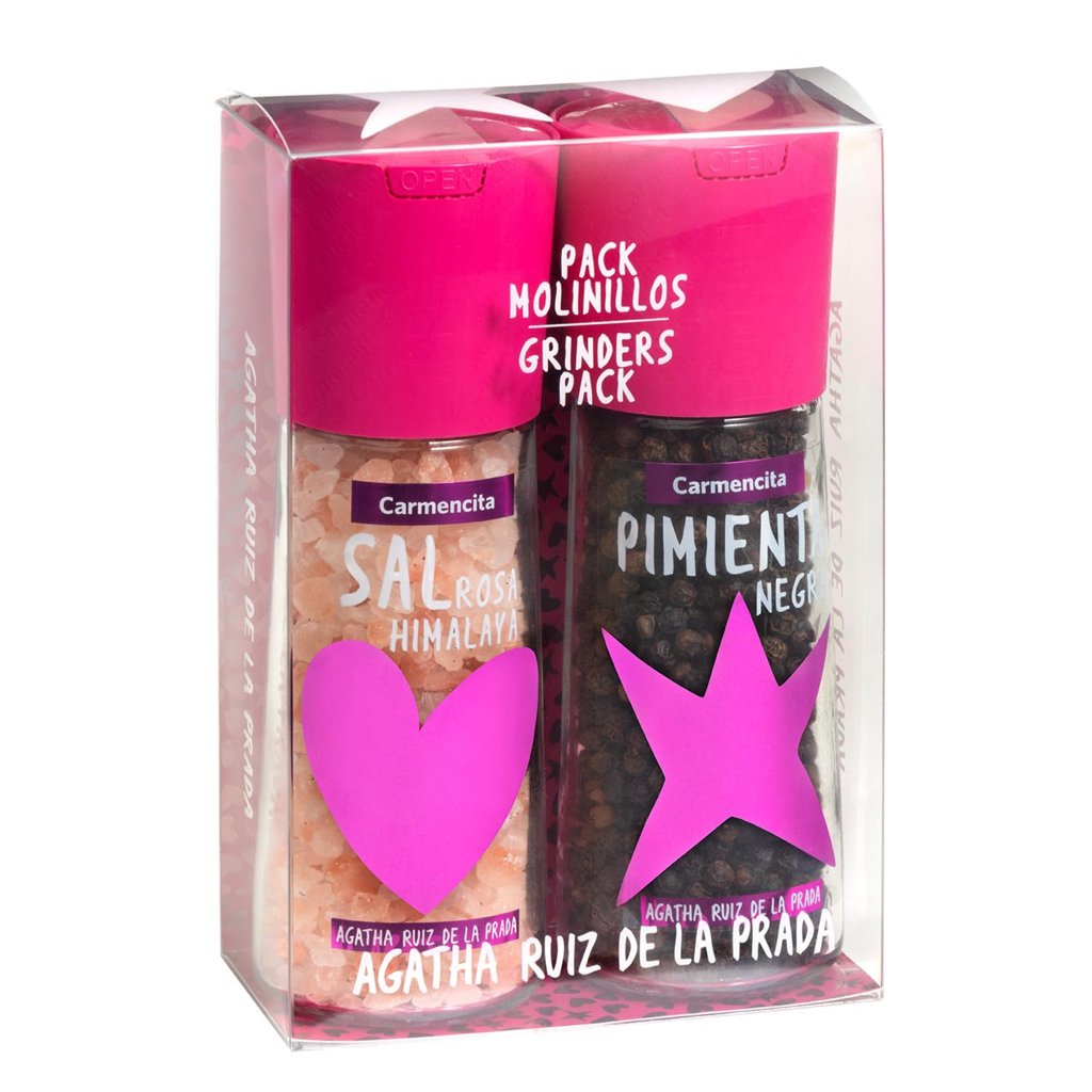 Pack de Sal y Pimienta Carmencita x Agatha Ruiz de la Prada – 150 g