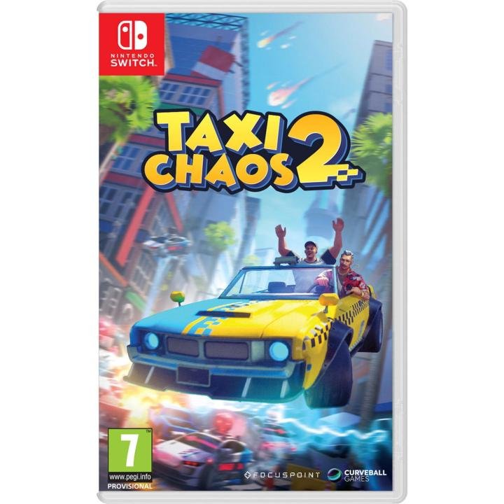 Taxi Chaos 2 llega a Switch: acción caótica y carreras sin límites