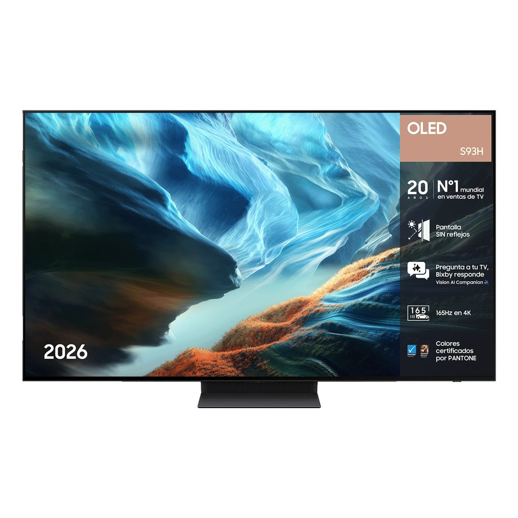TV Samsung 77" OLED S93H con 165Hz y Vision AI a precio rebajado
