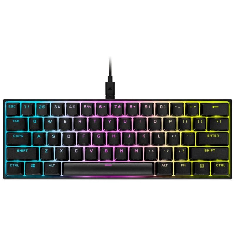 Corsair K65 Mini: teclado mecánico compacto RGB con switches Cherry MX Red