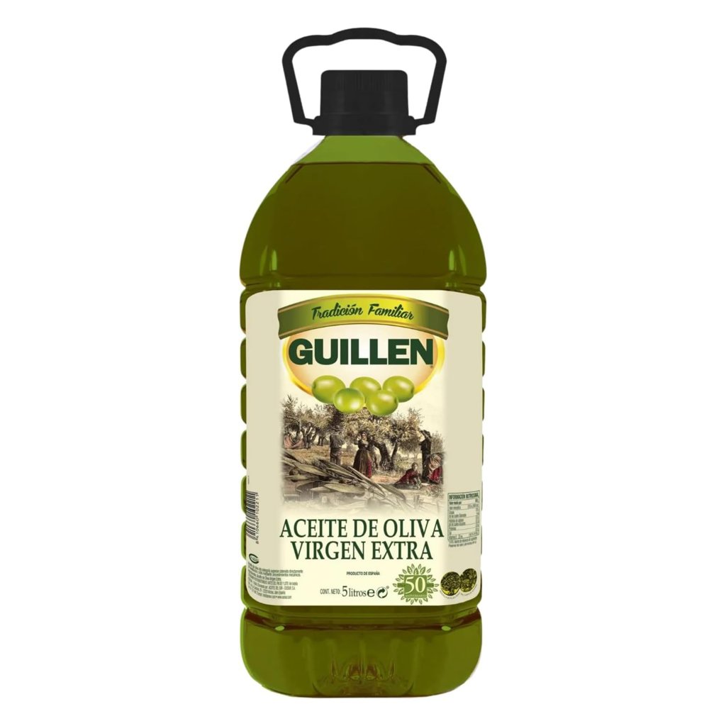 Aceite Virgen Extra Guillén 5L: sabor auténtico y ahorro