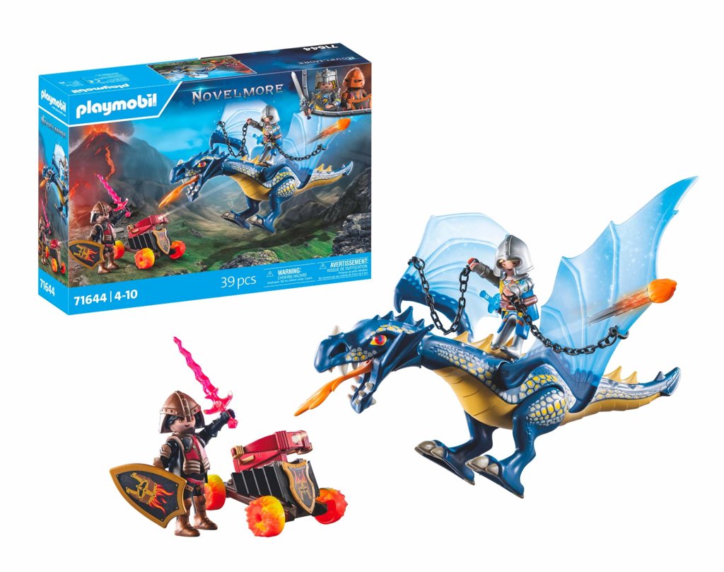 Dragón de Combate PLAYMOBIL Novelmore: acción épica para los peques