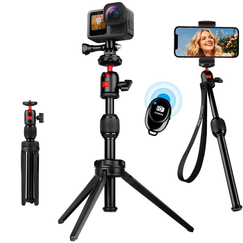 Mini trípode JOILCAN de 46 cm, ideal para fotos y vídeos