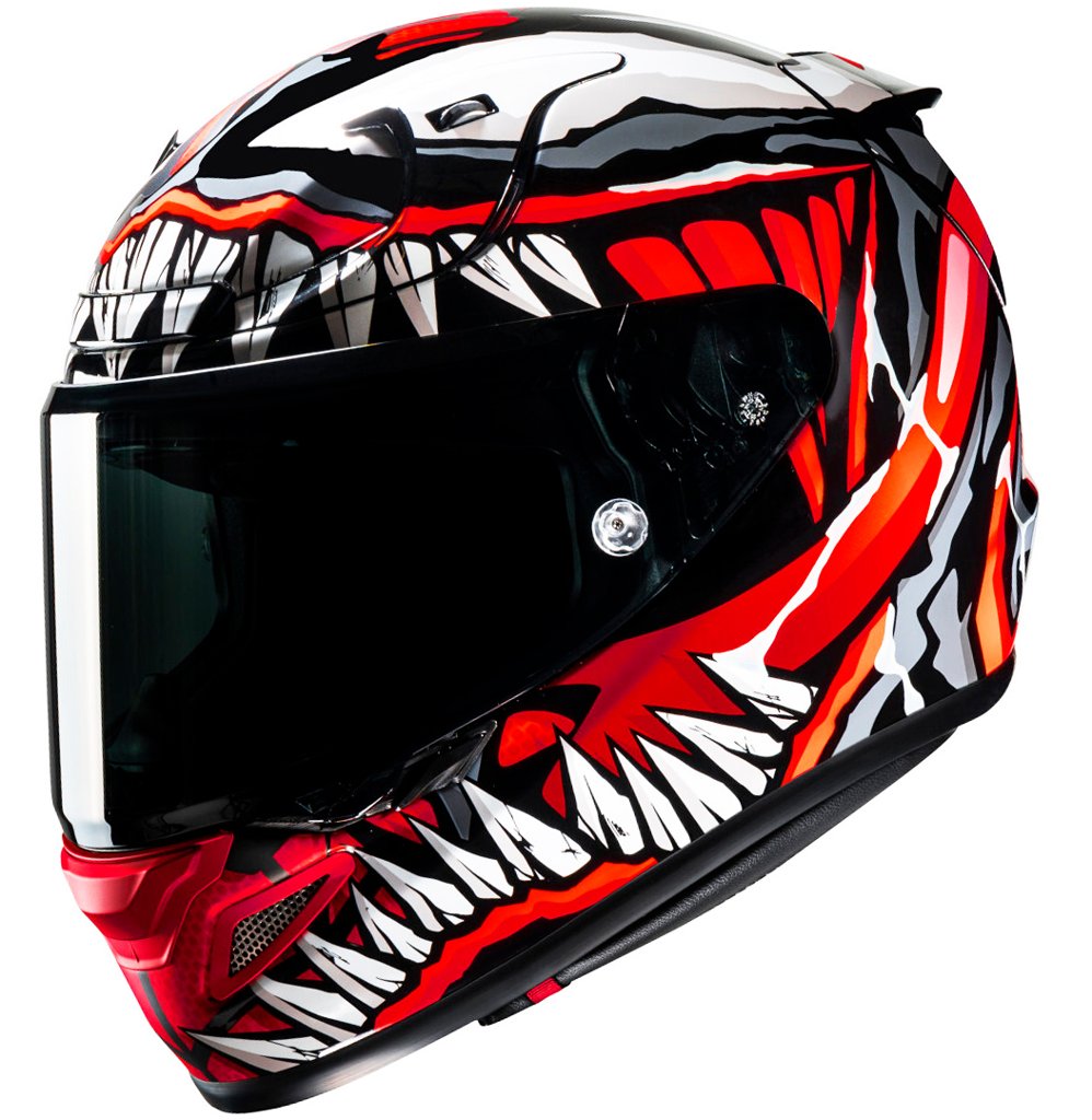 Casco HJC x Marvel RPHA 12 Venom con doble pantalla y PinLock