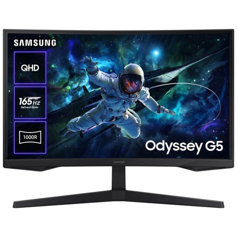 Monitor curvo Samsung Odyssey 27" WQHD 165 Hz con FreeSync