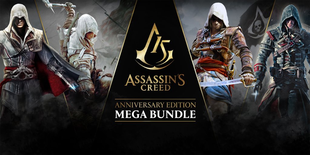 ¡Aprovecha el Mega Bundle de Assassin's Creed por tiempo limitado!