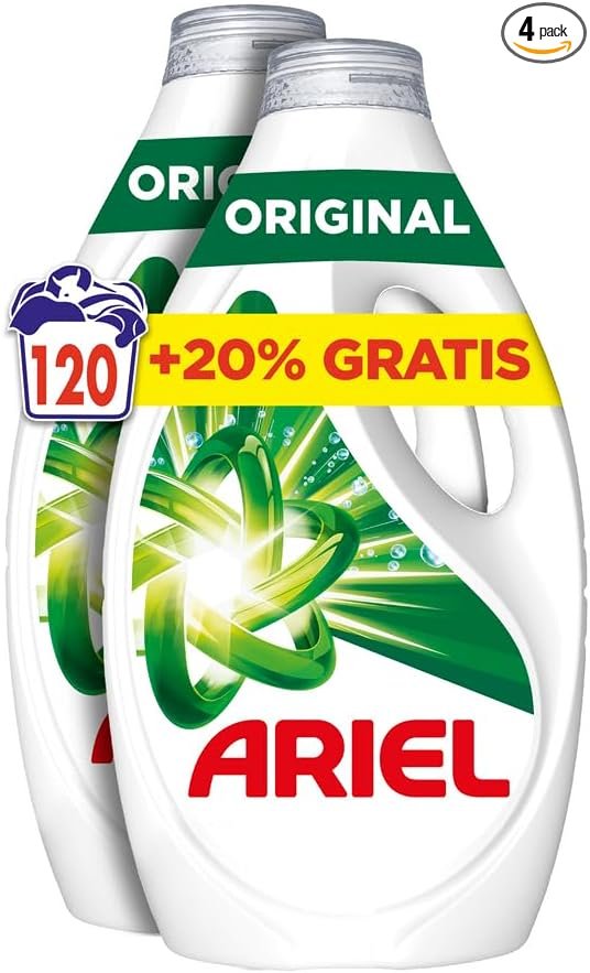 Ariel líquido 120 lavados: la oferta imbatible