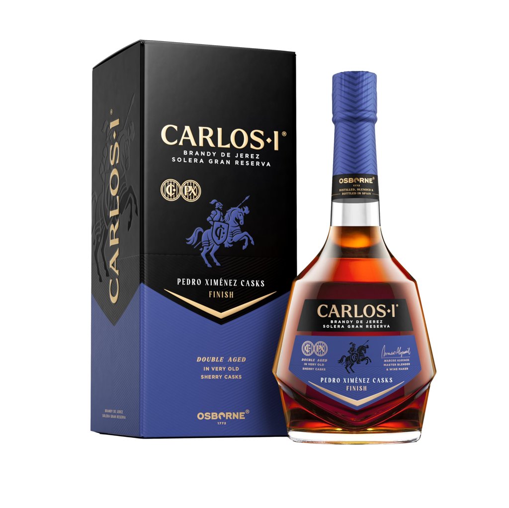 Brandy Carlos I Pedro Ximénez Solera Gran Reserva 70 cl – Sabor auténtico